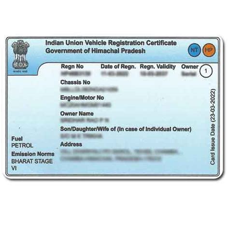 old rc book to smart card|smart card for vehicle registration.